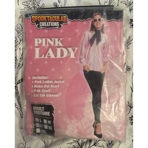 NEW Spooktacular Creations Women's Pink Lady Grease Sandy‎ Halloween Costume, S
